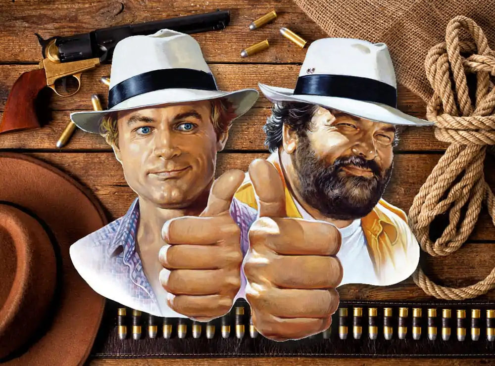 Bud Spencer & Terence Hill 3D metalna ploča Hill + Spencer 45 x 45 cm fotografija proizvoda