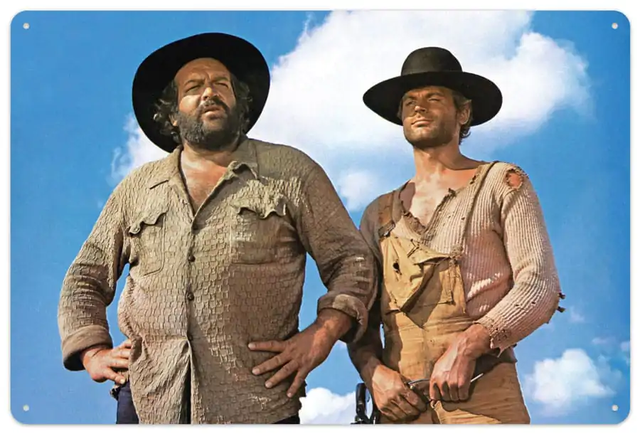 Bud Spencer & Terence Hill Metalna ploča Blue Sky 20 x 30 cm fotografija proizvoda