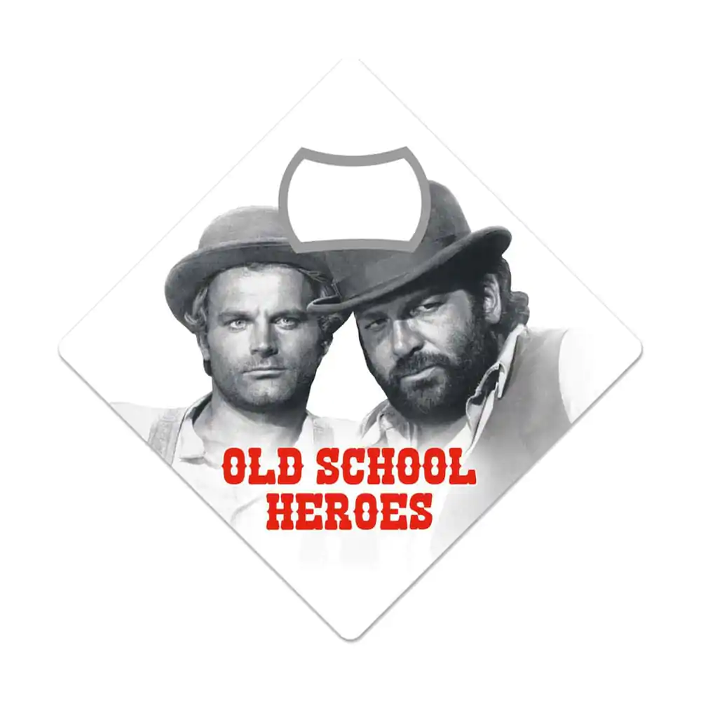 Bud Spencer & Terence Hill Otvarač za Boce Magnet za Hladnjak Old School Heroes fotografija proizvoda