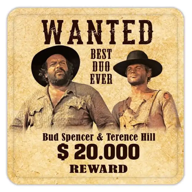 Bud Spencer & Terence Hill podmetači Wanted 10 x 10 cm fotografija proizvoda