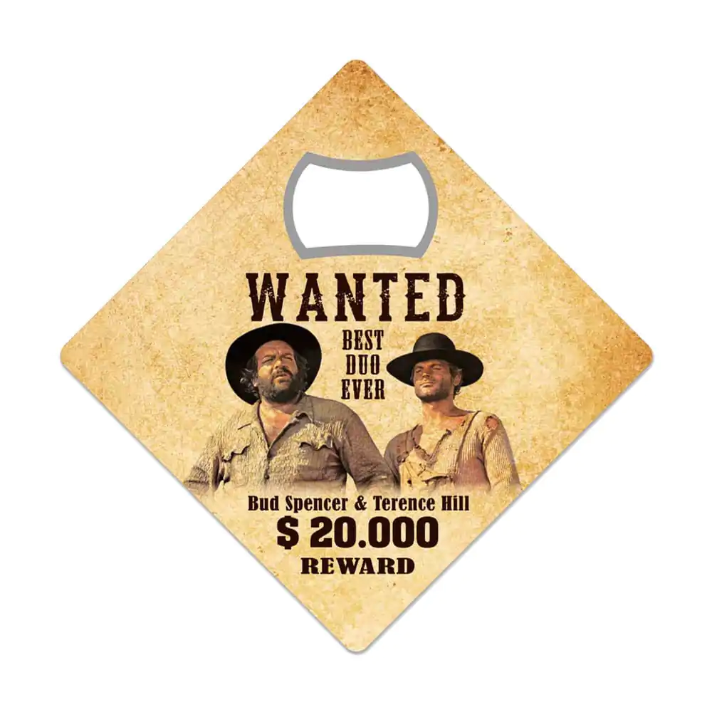 Bud Spencer & Terence Hill Otvarač za Boce Magnet za Hladnjak Wanted fotografija proizvoda