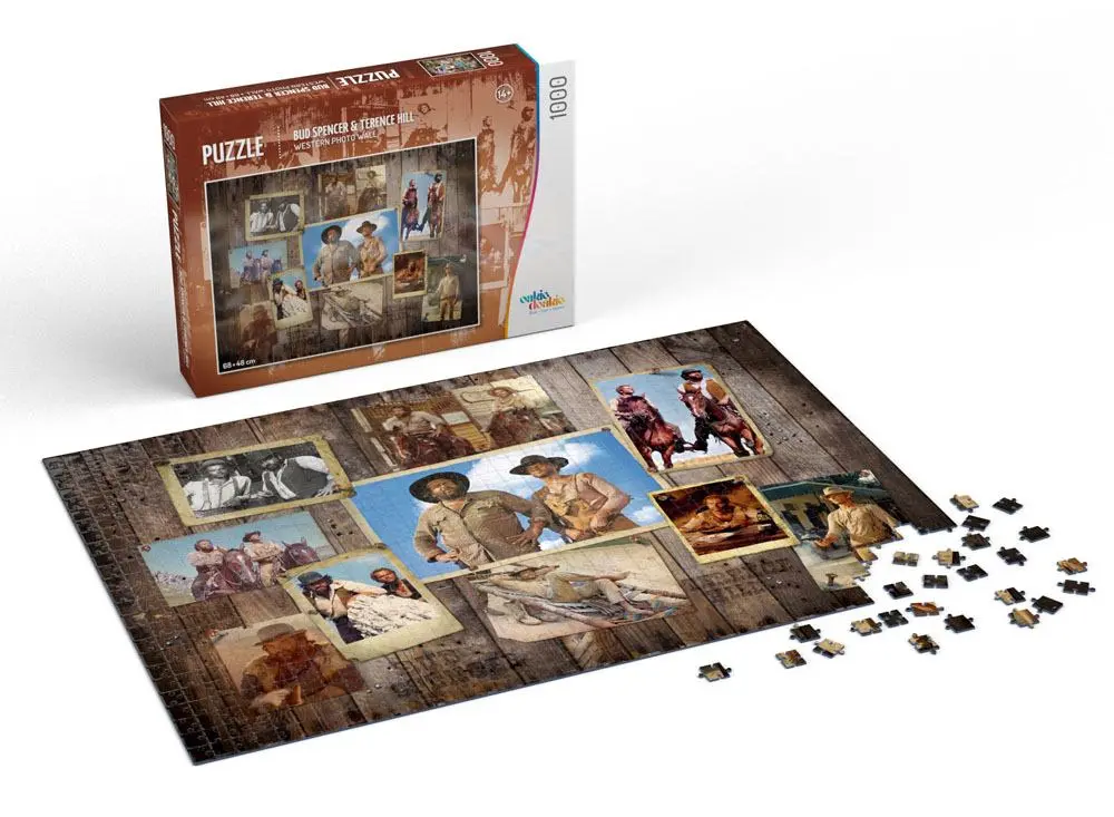 Bud Spencer & Terence Hill Jigsaw Puzzle Western Photo Wall (1000 dijelova) fotografija proizvoda