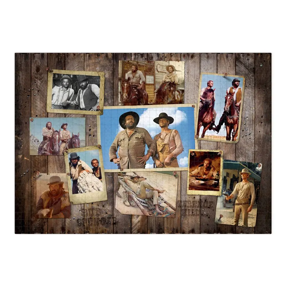 Bud Spencer & Terence Hill Jigsaw Puzzle Western Photo Wall (1000 dijelova) fotografija proizvoda