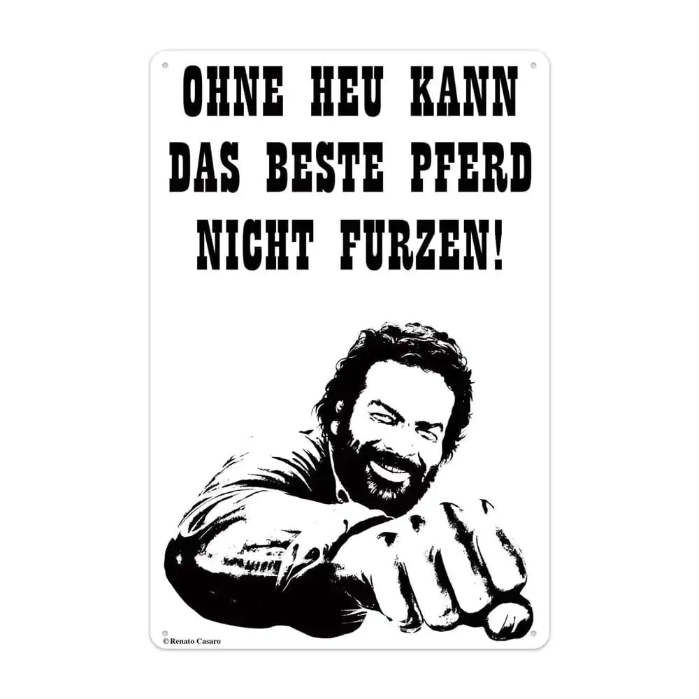 Bud Spencer Metalna tabla Pferd Faust 20 x 30 cm fotografija proizvoda