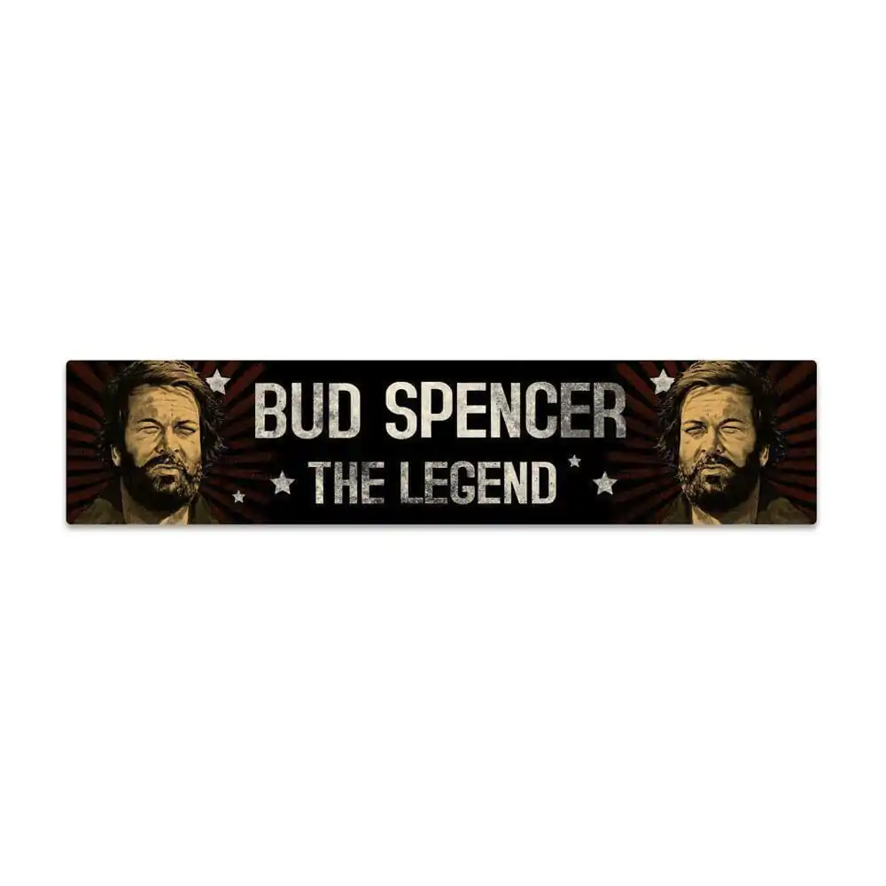 Bud Spencer limena ploča sa magnetom The Legend 16 x 3,5 cm fotografija proizvoda