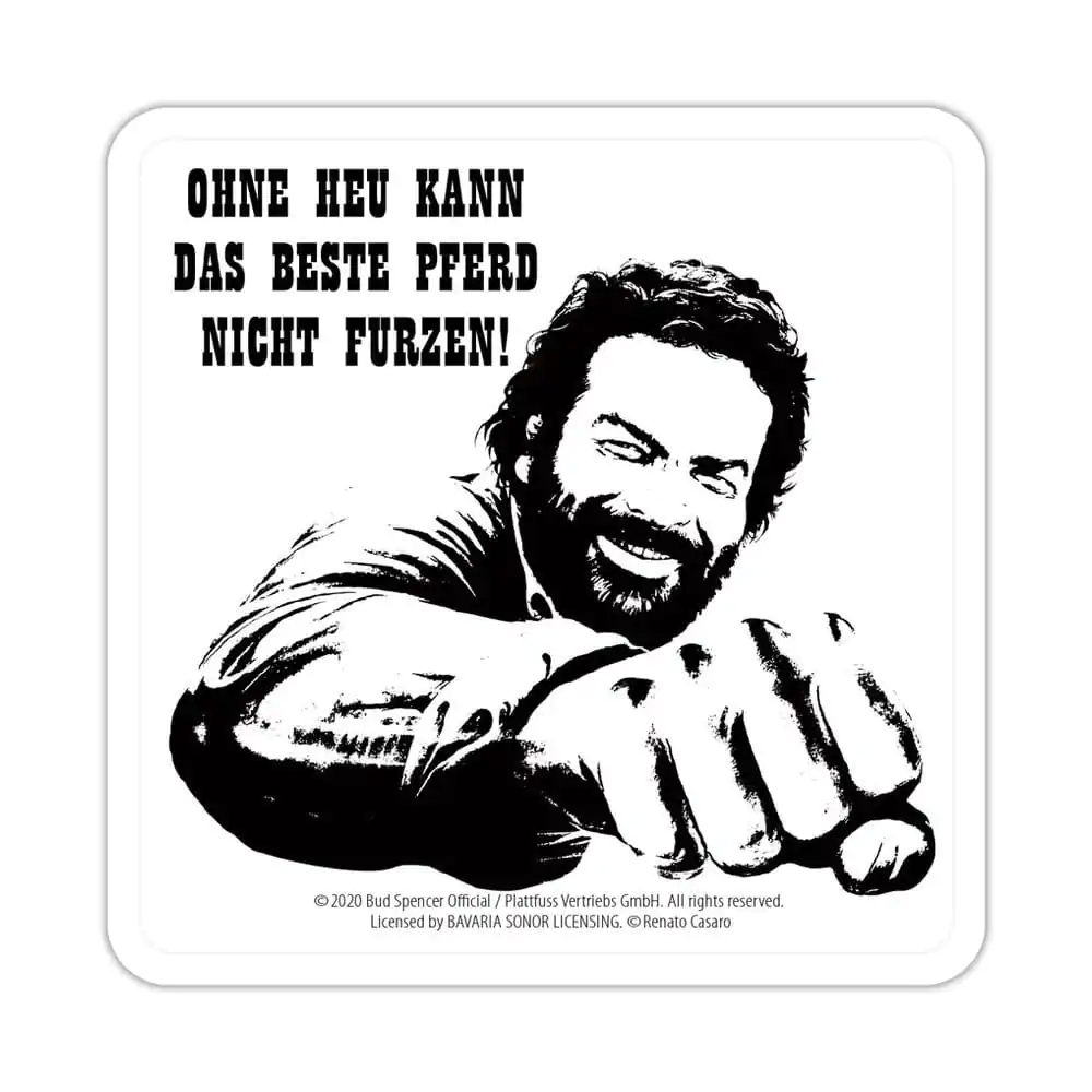 Bud Spencer limeni podmetači Faust Pferd 10 x 10 cm fotografija proizvoda