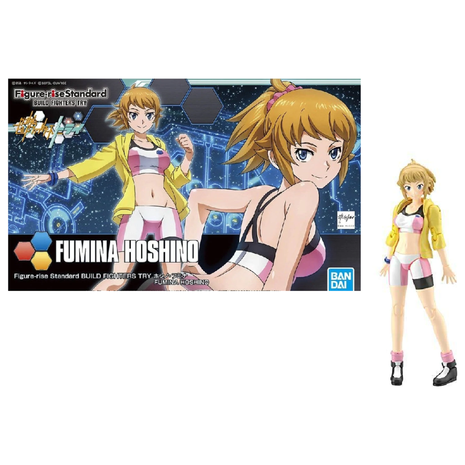 BUILD FIGHTERS Figure-rise Fumina Hoshino Model Komplet fotografija proizvoda