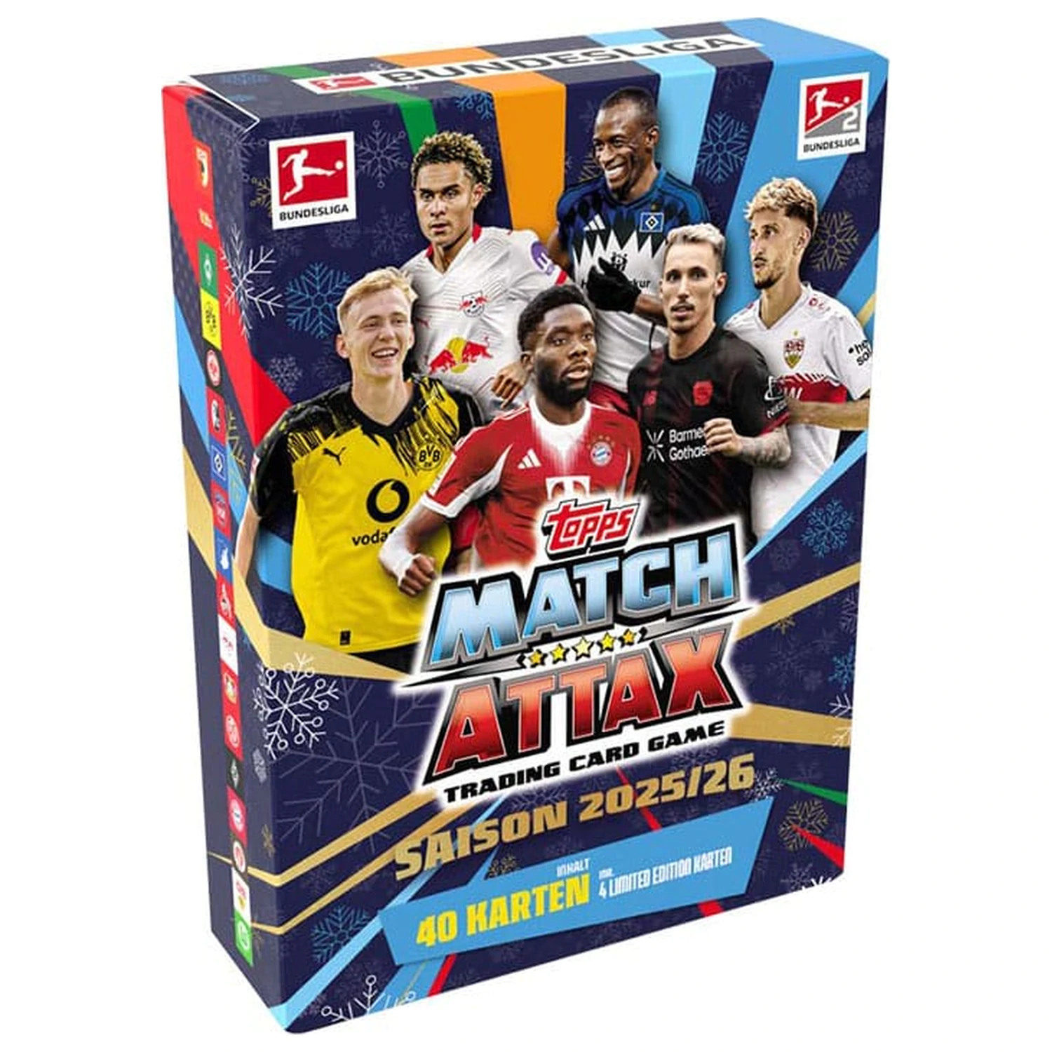 Bundesliga Match Attax Trading Cards 2025/26 Specijalna limena kutija fotografija proizvoda