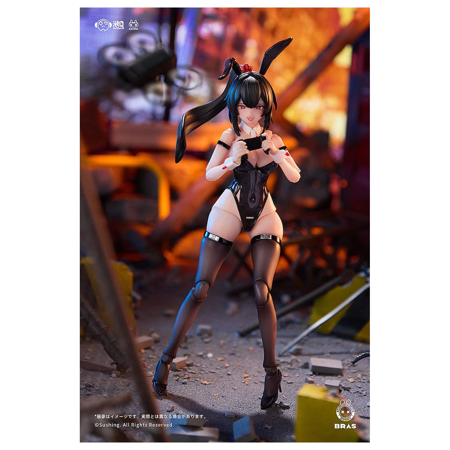 Bunny Rapid Action Squad figura Attacker Runa 1/12, 16 cm fotografija proizvoda