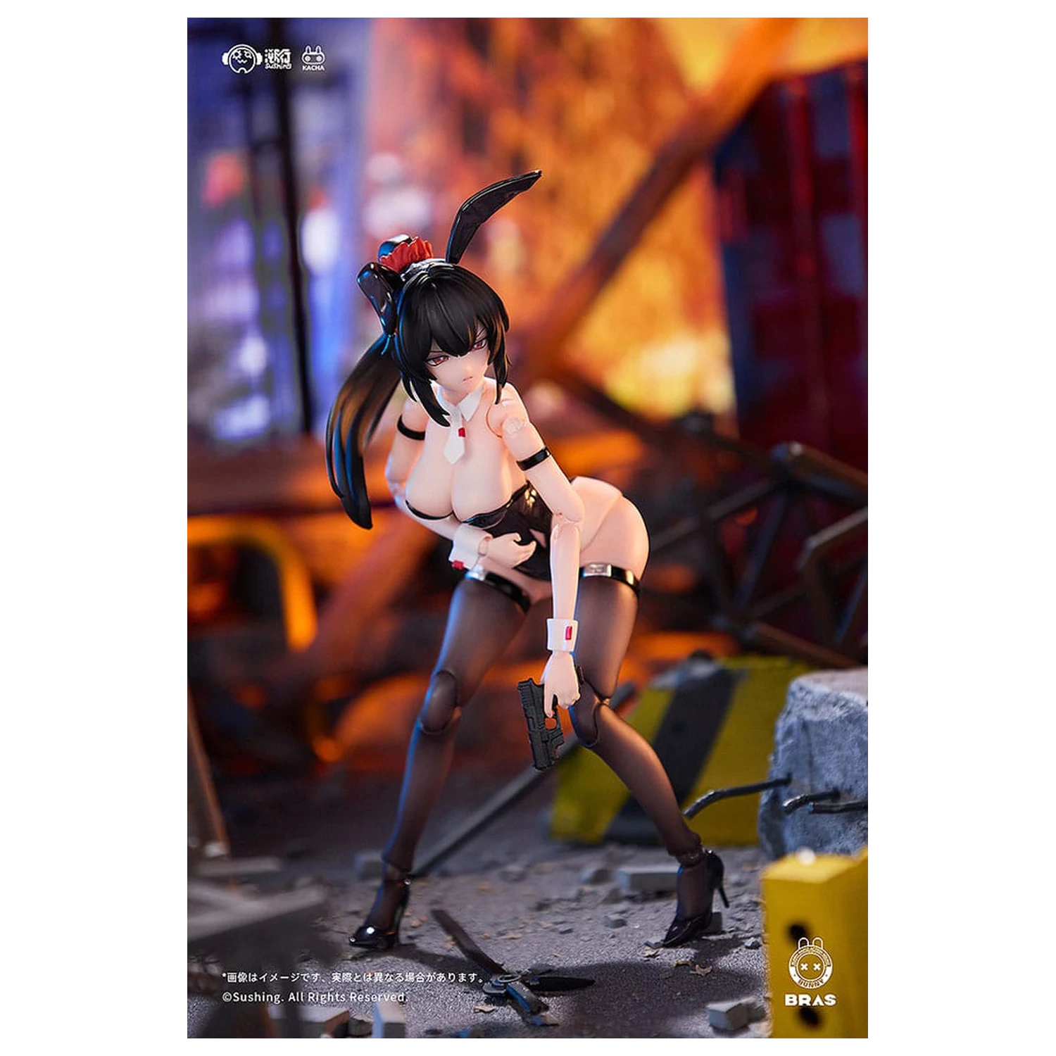 Bunny Rapid Action Squad figura Attacker Runa 1/12, 16 cm fotografija proizvoda
