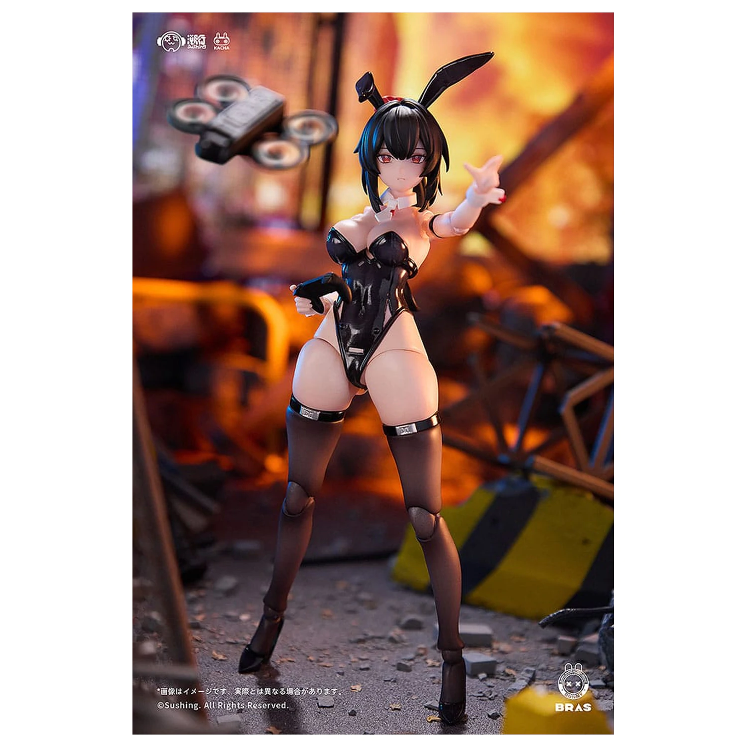 Bunny Rapid Action Squad figura Attacker Runa 1/12, 16 cm fotografija proizvoda
