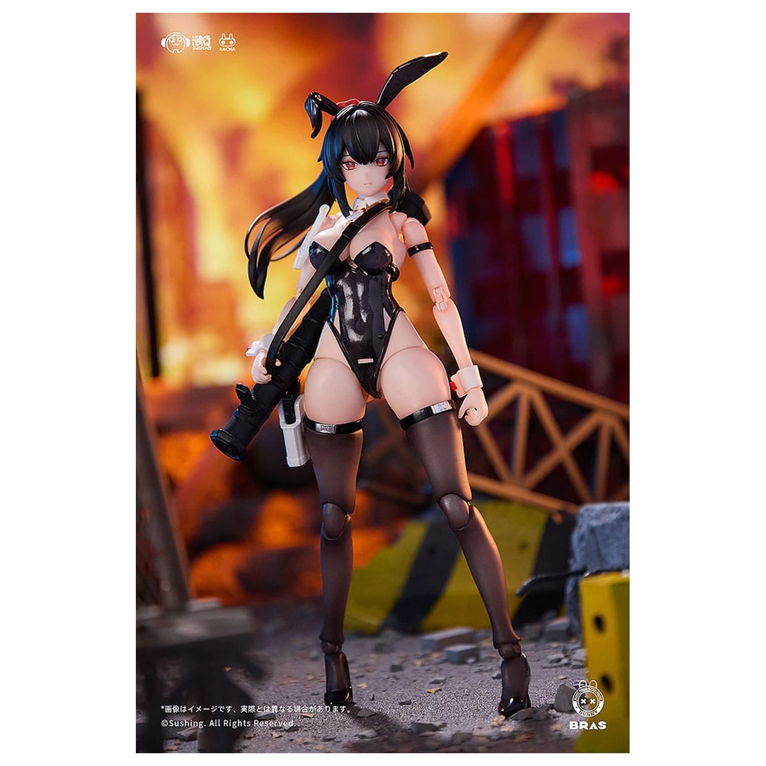 Bunny Rapid Action Squad figura Attacker Runa 1/12, 16 cm fotografija proizvoda