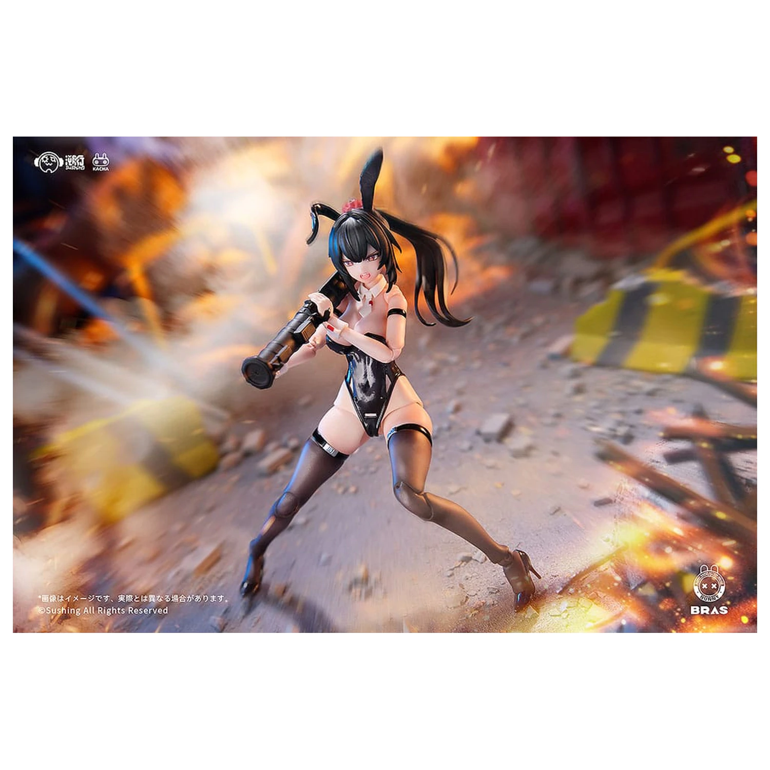 Bunny Rapid Action Squad figura Attacker Runa 1/12, 16 cm fotografija proizvoda