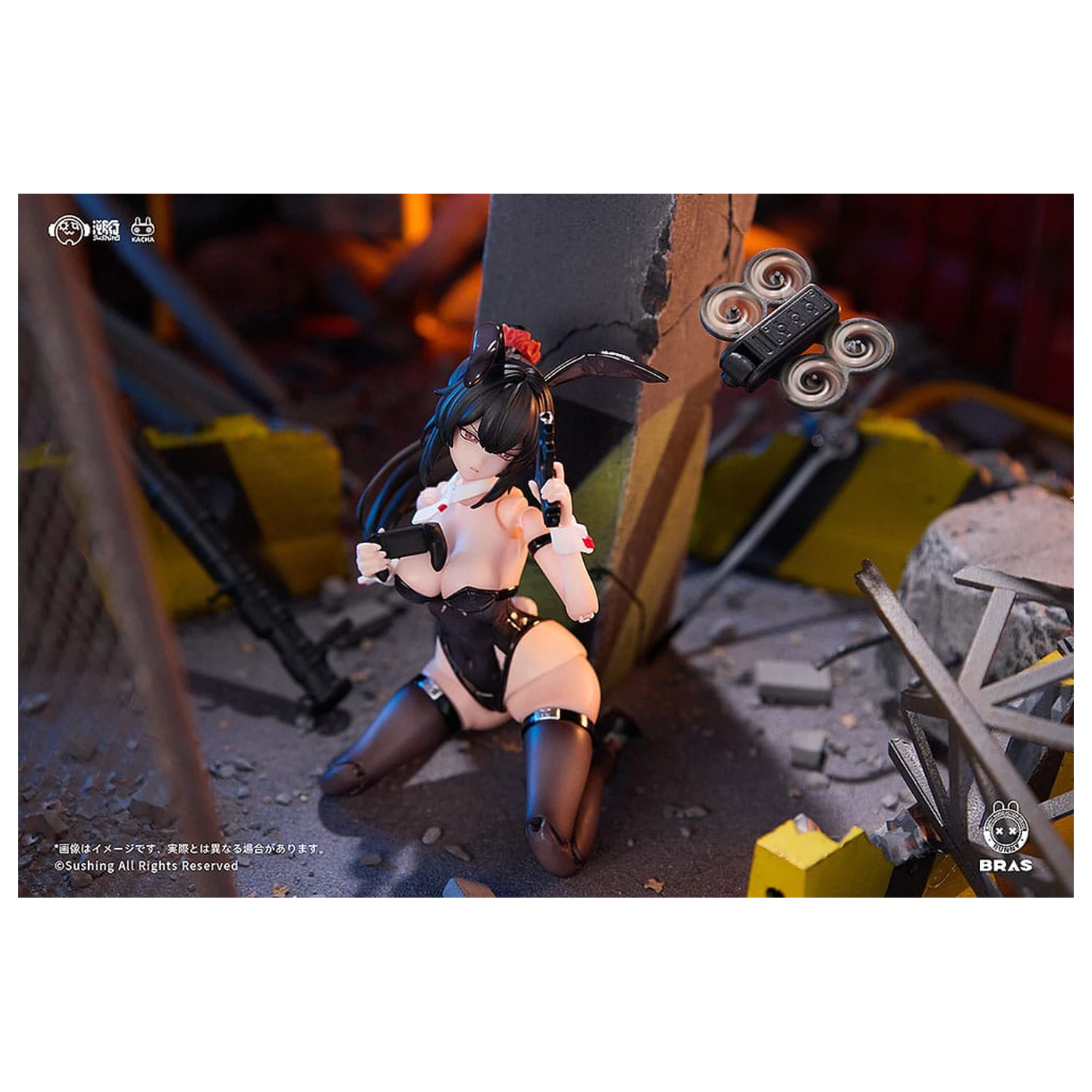 Bunny Rapid Action Squad figura Attacker Runa 1/12, 16 cm fotografija proizvoda