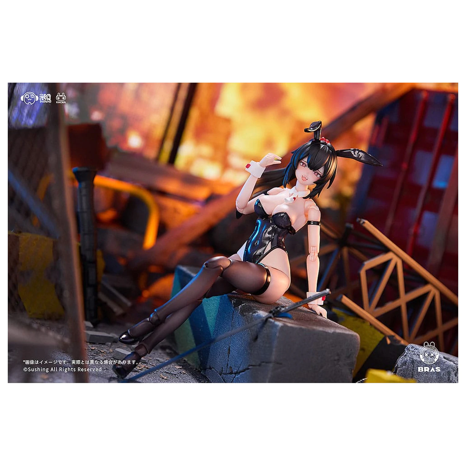 Bunny Rapid Action Squad figura Attacker Runa 1/12, 16 cm fotografija proizvoda