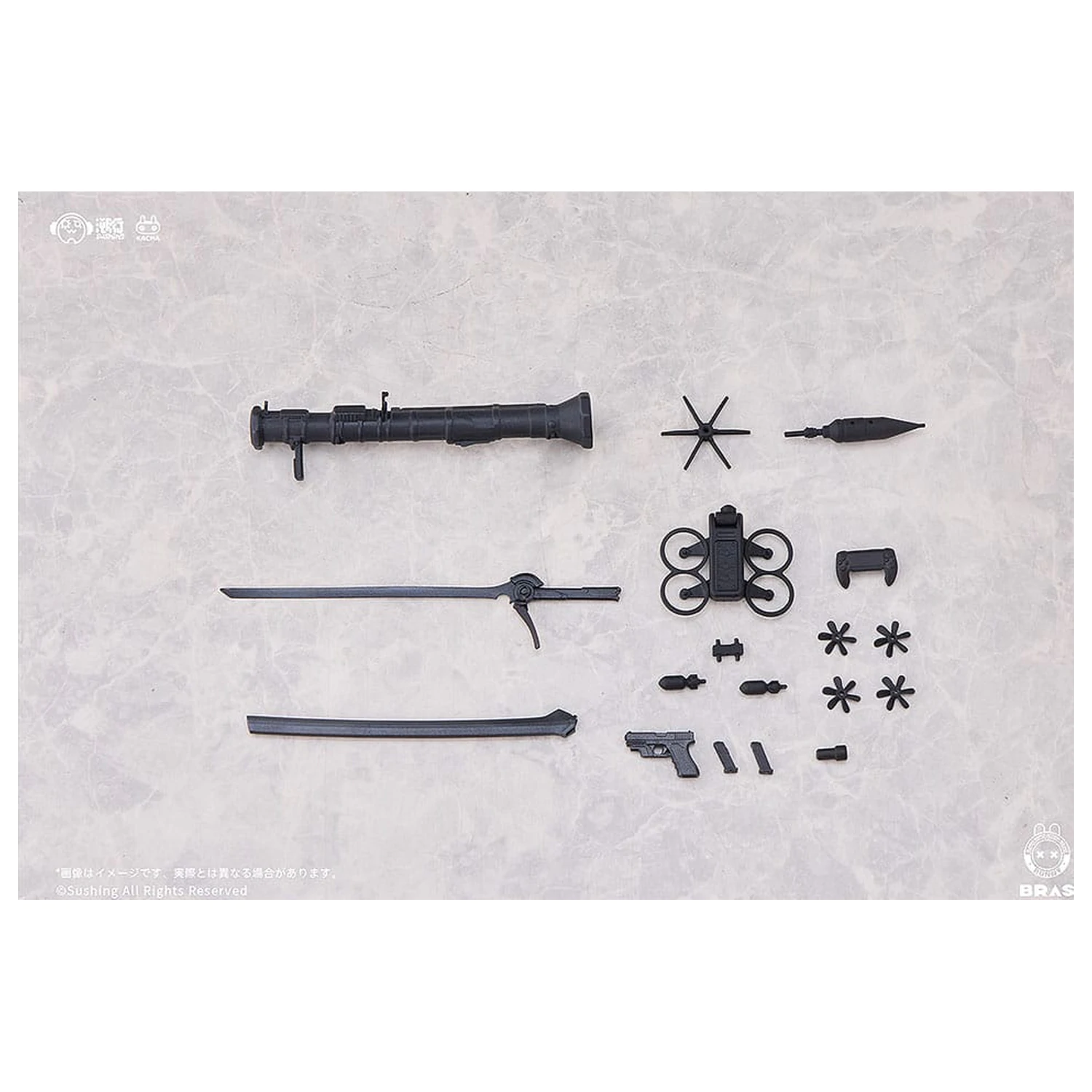 Bunny Rapid Action Squad figura Attacker Runa 1/12, 16 cm fotografija proizvoda