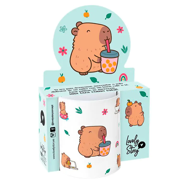 Capibara Blubble Tea šalica 330 ml fotografija proizvoda
