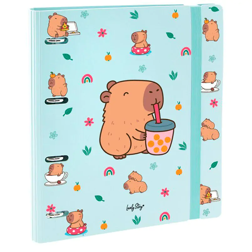 Capibara Blubble Tea Fascikl s prstenima fotografija proizvoda