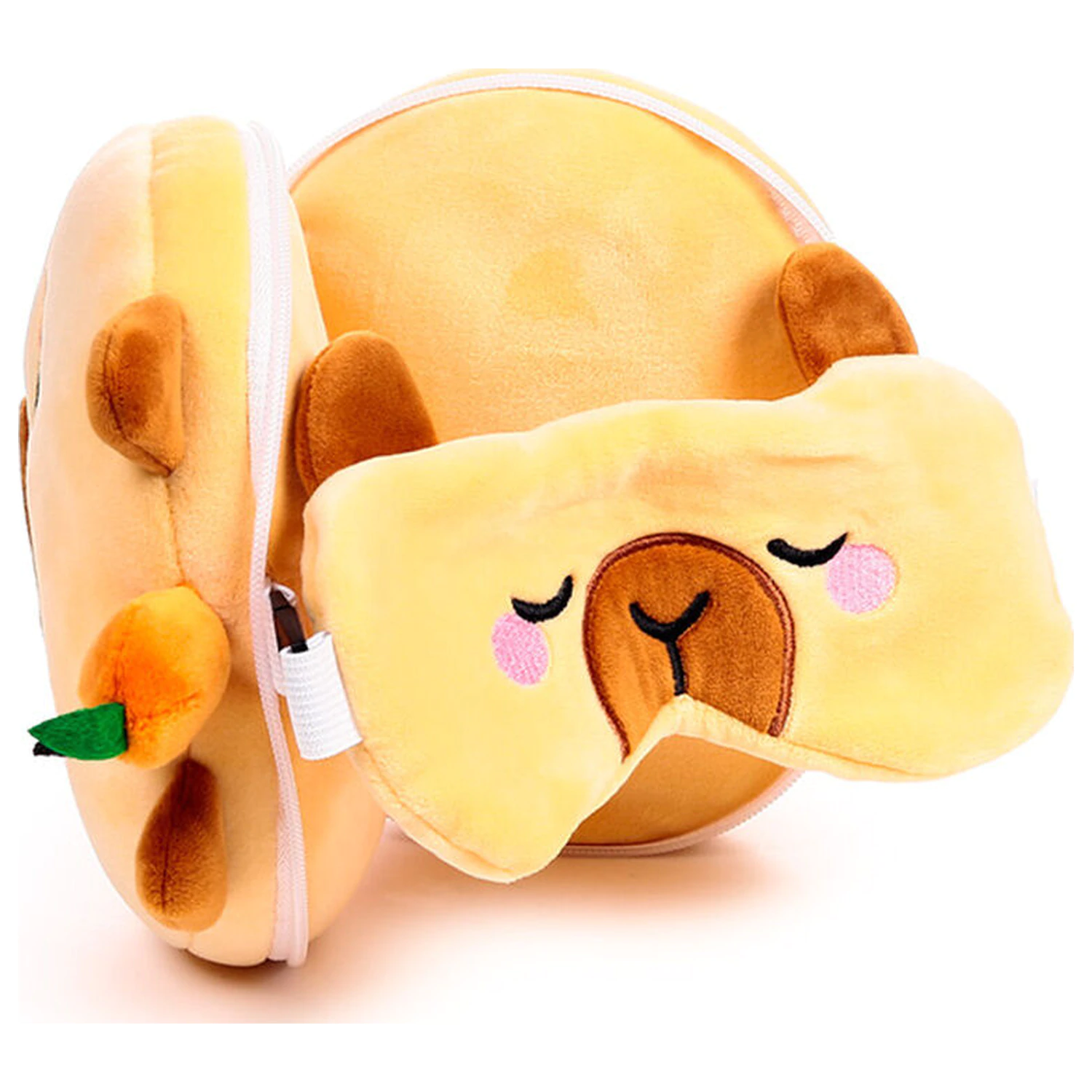 Capibara Duke Relaxeazzz putni jastuk i maska za oči fotografija proizvoda