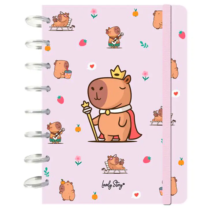 Capibara Majesty A5 bilježnica fotografija proizvoda