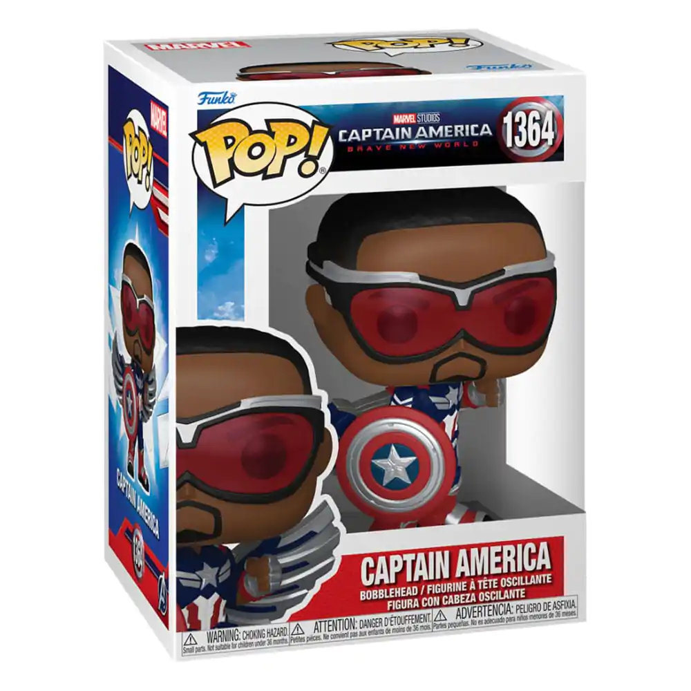 Captain America Brave New World Funko POP! Movies Vinyl Figura Captain America 9 cm fotografija proizvoda