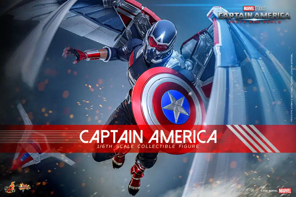 Captain America: Brave New World Movie Masterpiece akcijska figura 1/6 Captain America 30 cm fotografija proizvoda