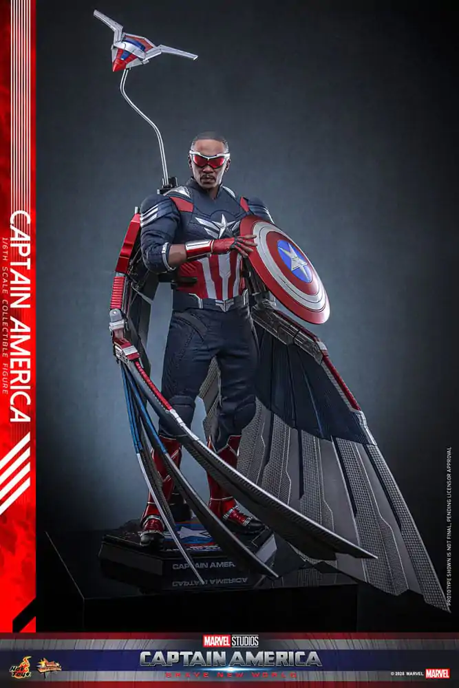 Captain America: Brave New World Movie Masterpiece akcijska figura 1/6 Captain America 30 cm fotografija proizvoda