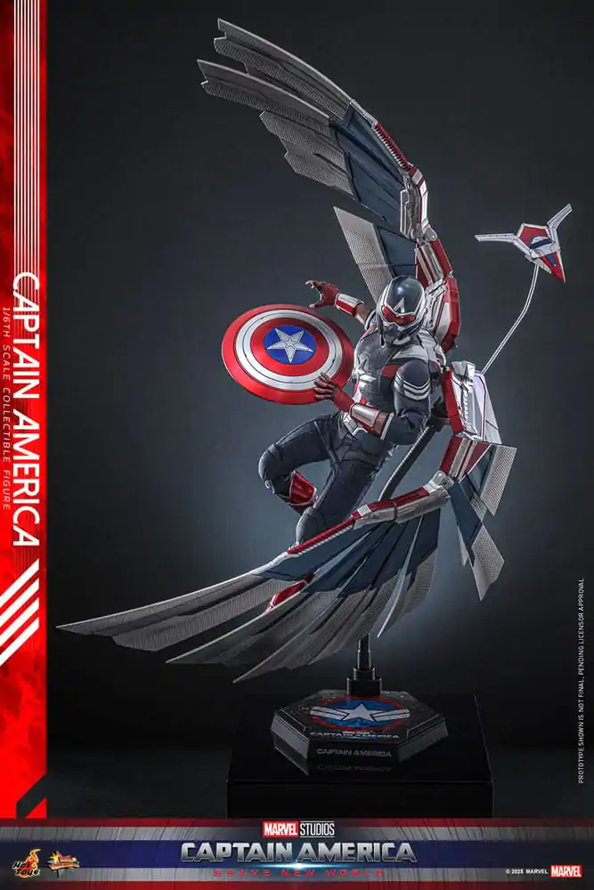 Captain America: Brave New World Movie Masterpiece akcijska figura 1/6 Captain America 30 cm fotografija proizvoda