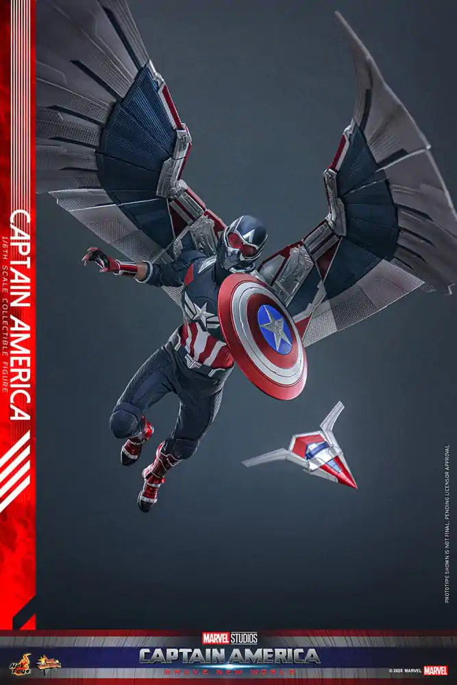 Captain America: Brave New World Movie Masterpiece akcijska figura 1/6 Captain America 30 cm fotografija proizvoda