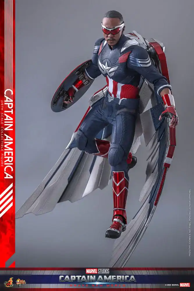 Captain America: Brave New World Movie Masterpiece akcijska figura 1/6 Captain America 30 cm fotografija proizvoda