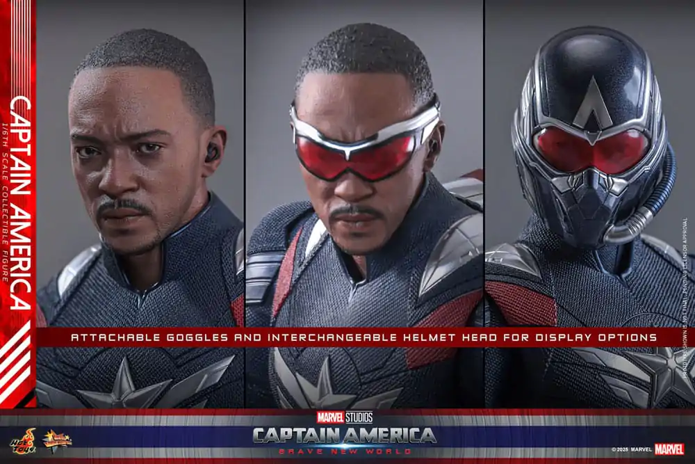 Captain America: Brave New World Movie Masterpiece akcijska figura 1/6 Captain America 30 cm fotografija proizvoda