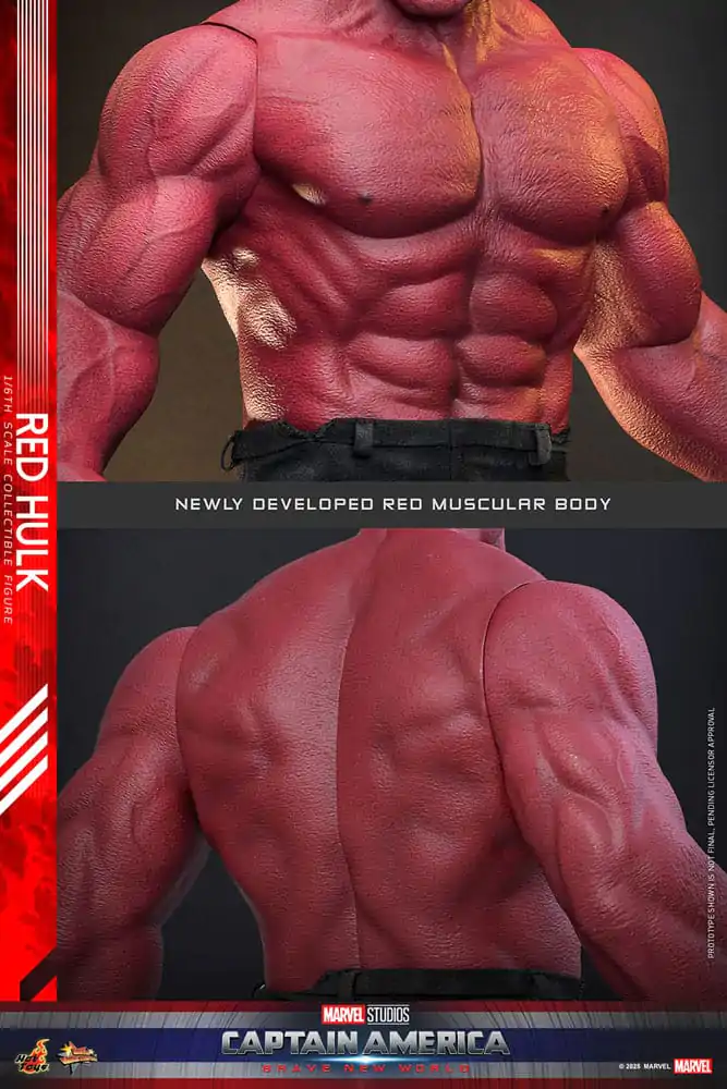 Captain America: Brave New World Movie Masterpiece akcijska figura 1/6 Red Hulk 47 cm fotografija proizvoda