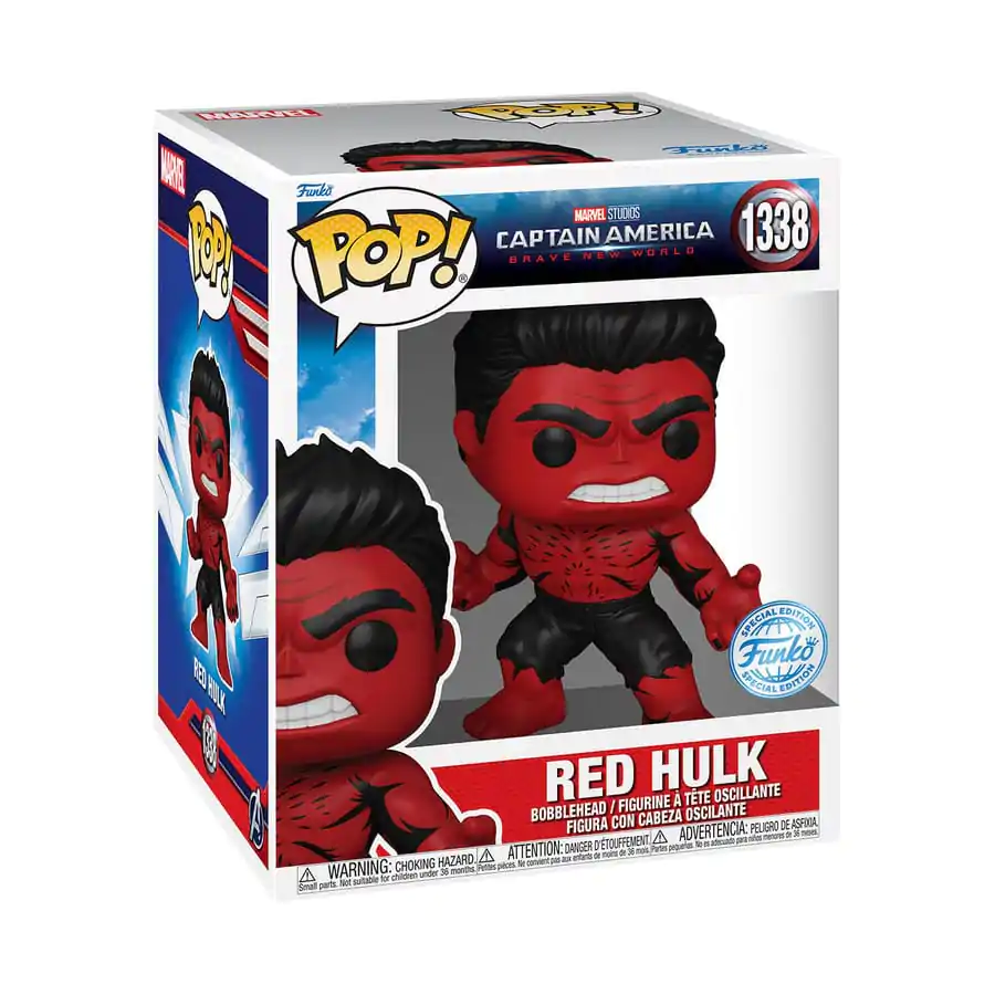 Captain America: Brave New World Super Sized Funko POP! Marvel Vinyl Figura Red Hulk (Retro) 15 cm fotografija proizvoda