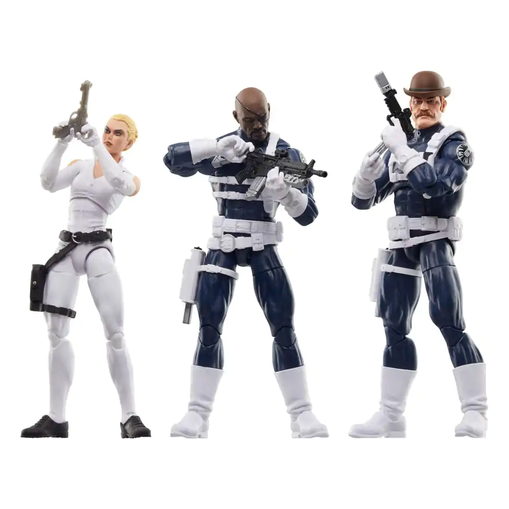 Captain America Marvel Legends akcijska figura 3-Pack S.H.I.E.L.D. 15 cm fotografija proizvoda