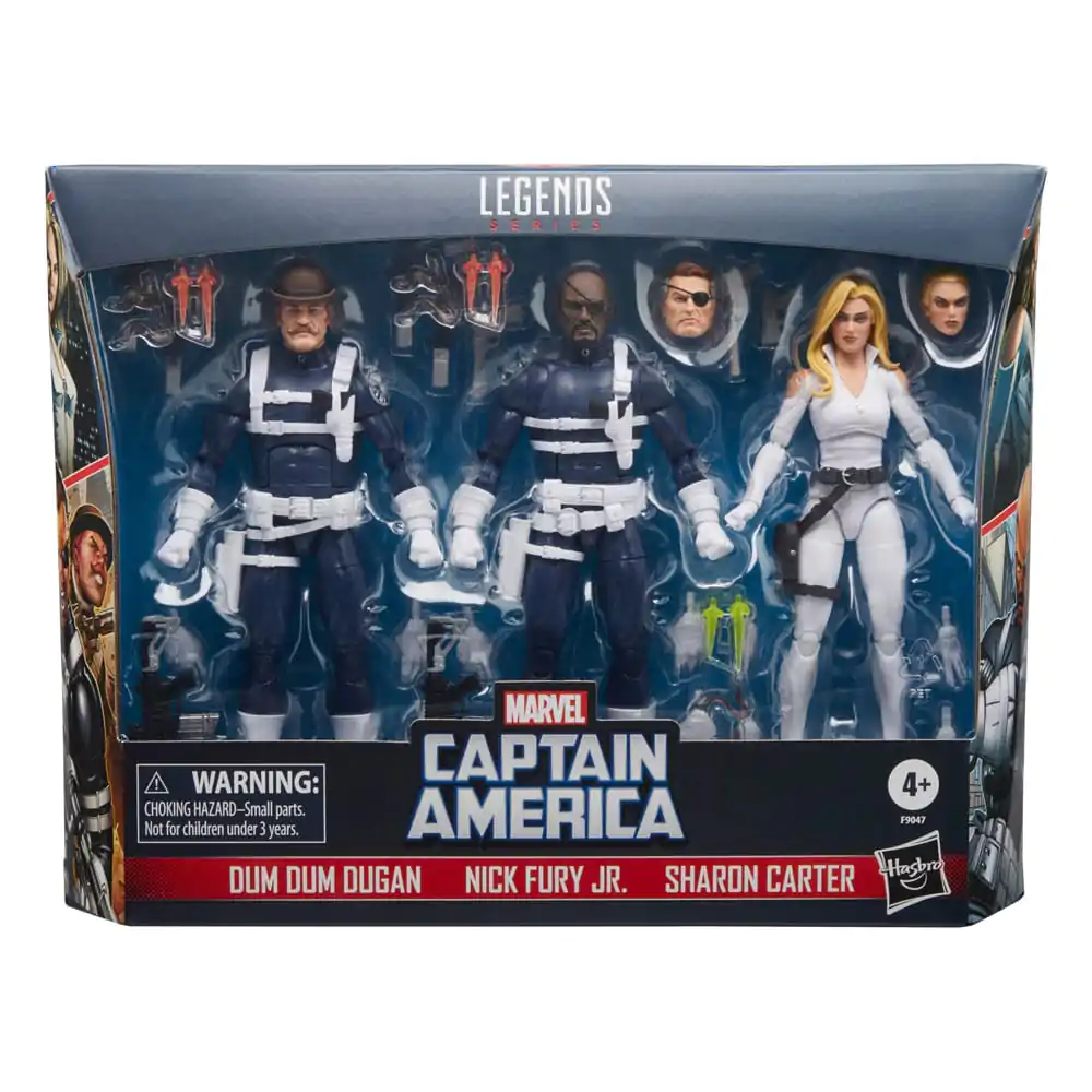 Captain America Marvel Legends akcijska figura 3-Pack S.H.I.E.L.D. 15 cm fotografija proizvoda