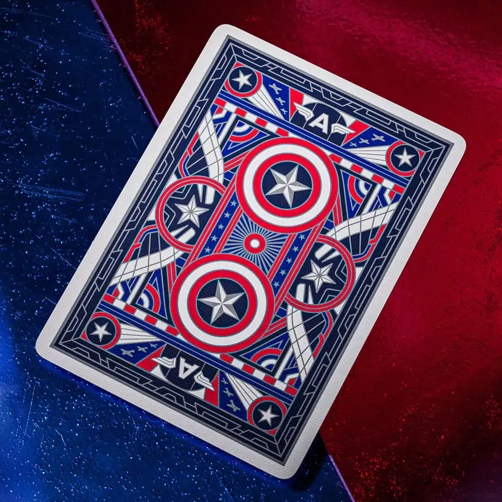Captain America Karte za igranje Patriotic Design fotografija proizvoda