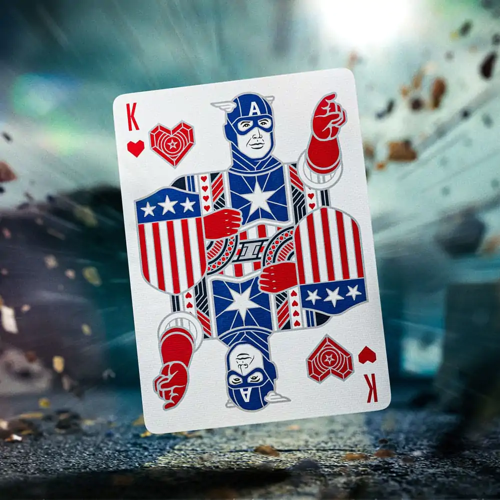 Captain America Karte za igranje Patriotic Design fotografija proizvoda