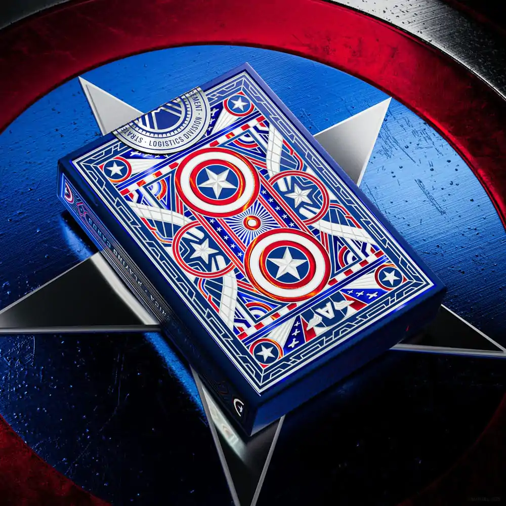 Captain America Karte za igranje Patriotic Design fotografija proizvoda