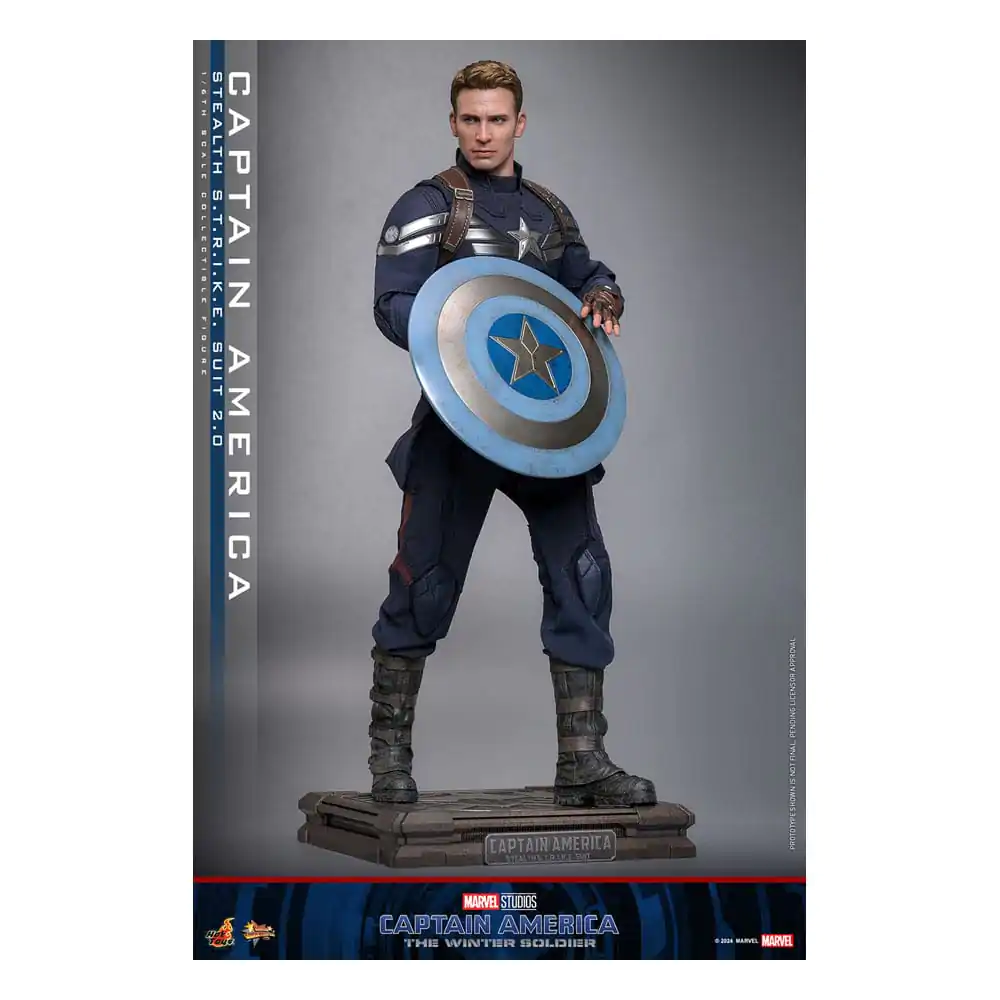 Captain America: The Winter Soldier Movie Masterpiece Akcijska figura 1/6 Captain America (Stealth S.T.R.I.K.E. Suit) 2.0 31 cm fotografija proizvoda