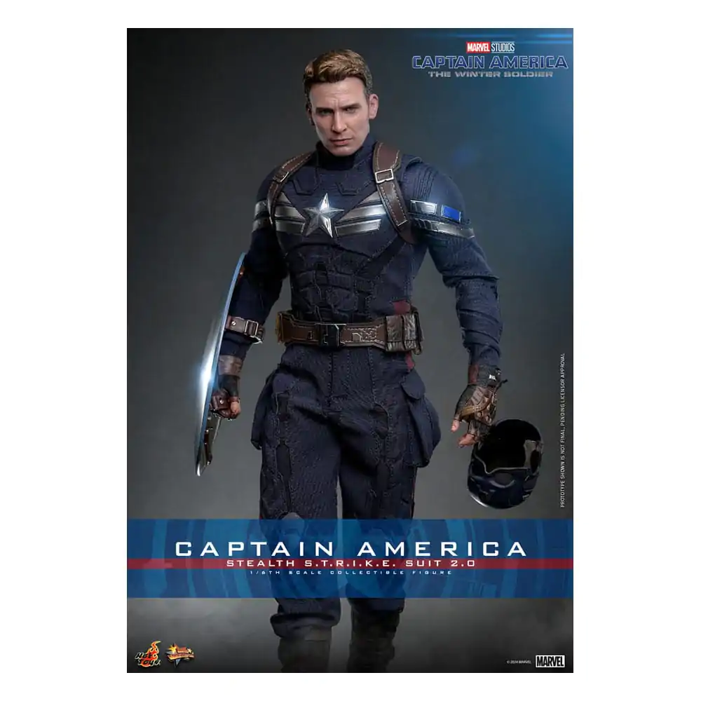 Captain America: The Winter Soldier Movie Masterpiece Akcijska figura 1/6 Captain America (Stealth S.T.R.I.K.E. Suit) 2.0 31 cm fotografija proizvoda