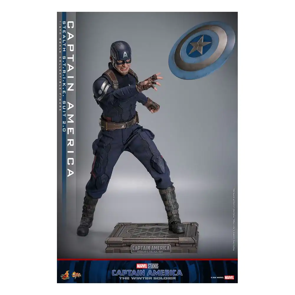 Captain America: The Winter Soldier Movie Masterpiece Akcijska figura 1/6 Captain America (Stealth S.T.R.I.K.E. Suit) 2.0 31 cm fotografija proizvoda