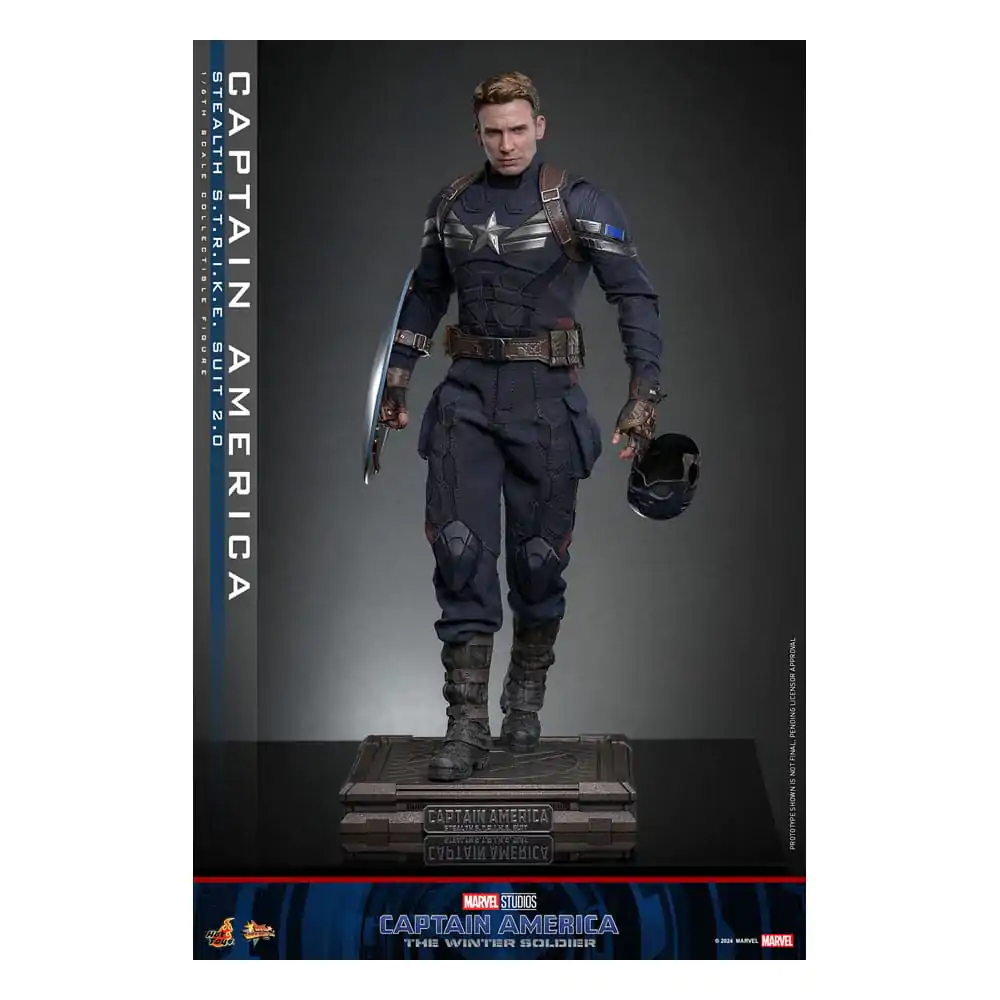 Captain America: The Winter Soldier Movie Masterpiece Akcijska figura 1/6 Captain America (Stealth S.T.R.I.K.E. Suit) 2.0 31 cm fotografija proizvoda