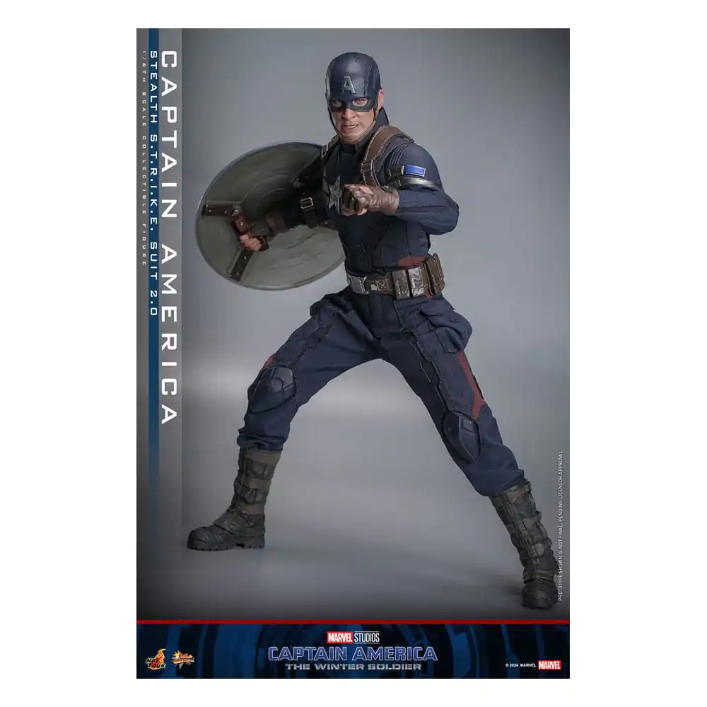 Captain America: The Winter Soldier Movie Masterpiece Akcijska figura 1/6 Captain America (Stealth S.T.R.I.K.E. Suit) 2.0 31 cm fotografija proizvoda