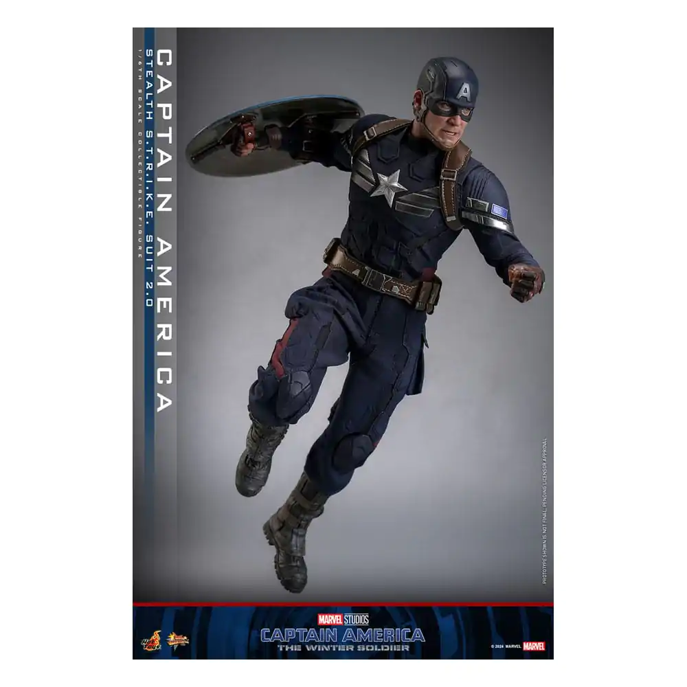 Captain America: The Winter Soldier Movie Masterpiece Akcijska figura 1/6 Captain America (Stealth S.T.R.I.K.E. Suit) 2.0 31 cm fotografija proizvoda