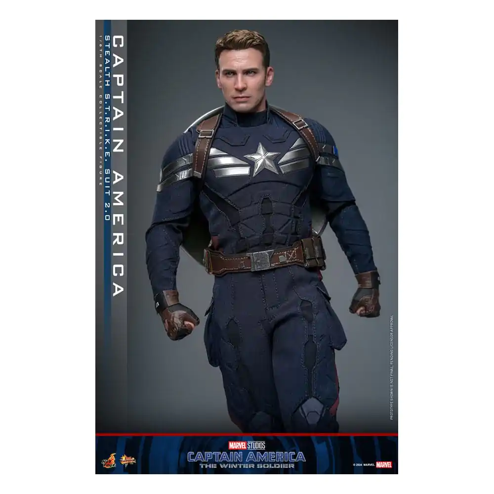 Captain America: The Winter Soldier Movie Masterpiece Akcijska figura 1/6 Captain America (Stealth S.T.R.I.K.E. Suit) 2.0 31 cm fotografija proizvoda