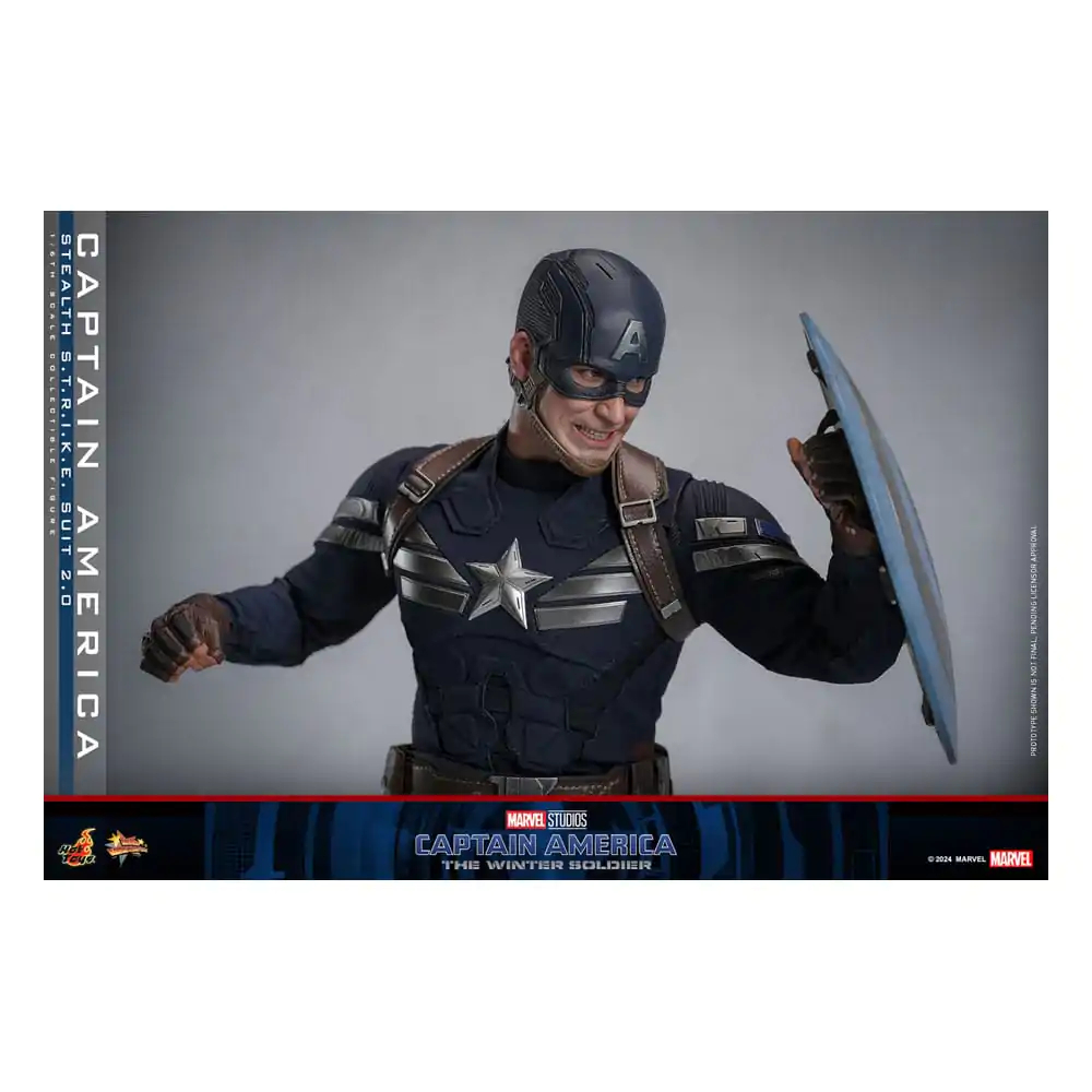 Captain America: The Winter Soldier Movie Masterpiece Akcijska figura 1/6 Captain America (Stealth S.T.R.I.K.E. Suit) 2.0 31 cm fotografija proizvoda