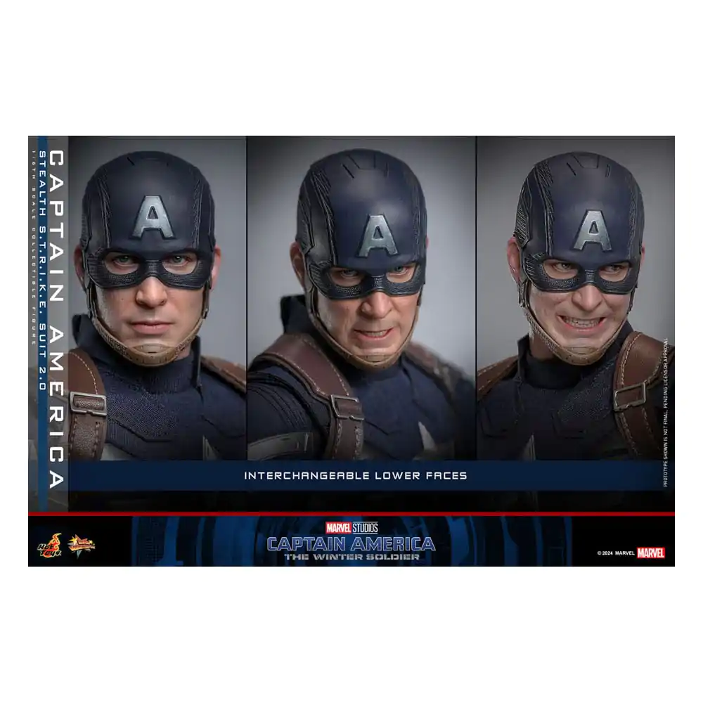 Captain America: The Winter Soldier Movie Masterpiece Akcijska figura 1/6 Captain America (Stealth S.T.R.I.K.E. Suit) 2.0 31 cm fotografija proizvoda