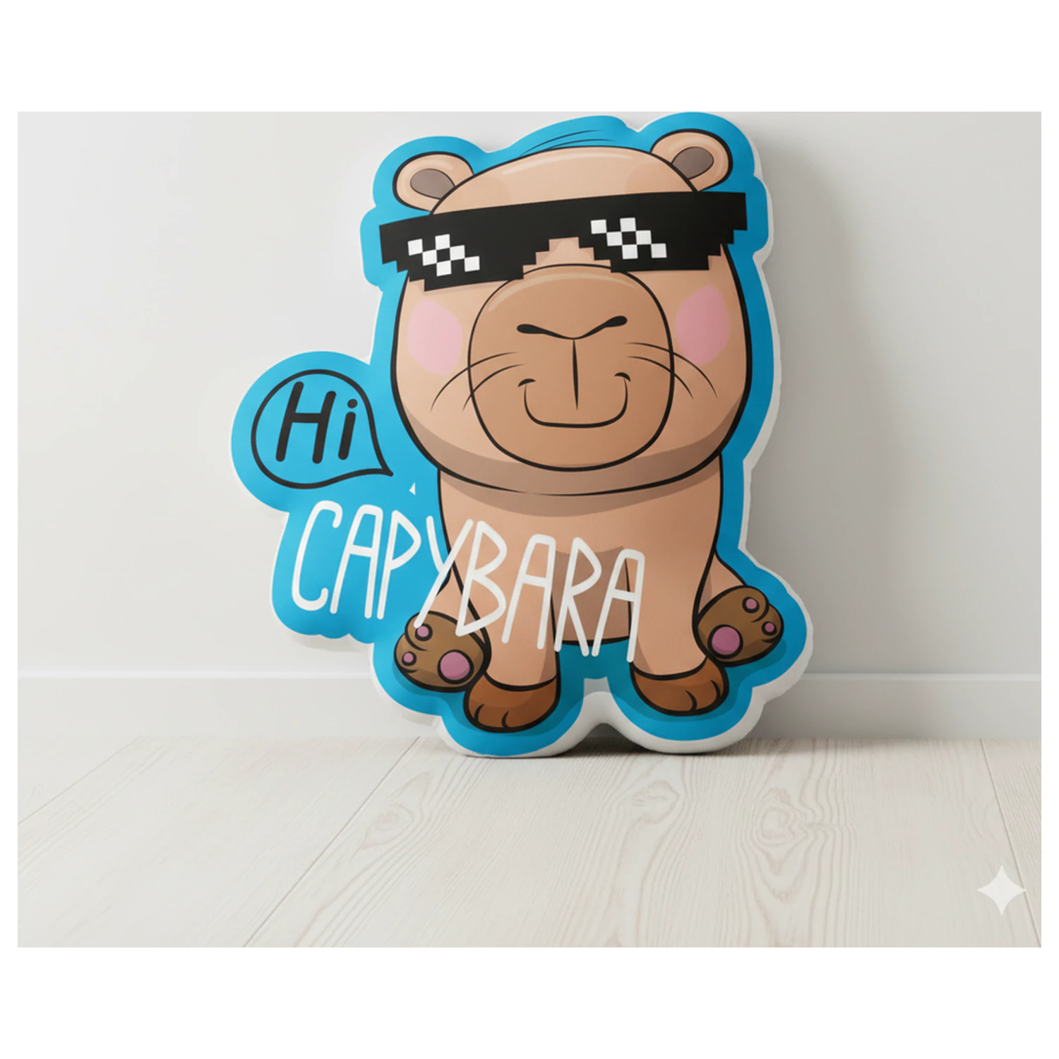 Capybara 3D jastuk fotografija proizvoda