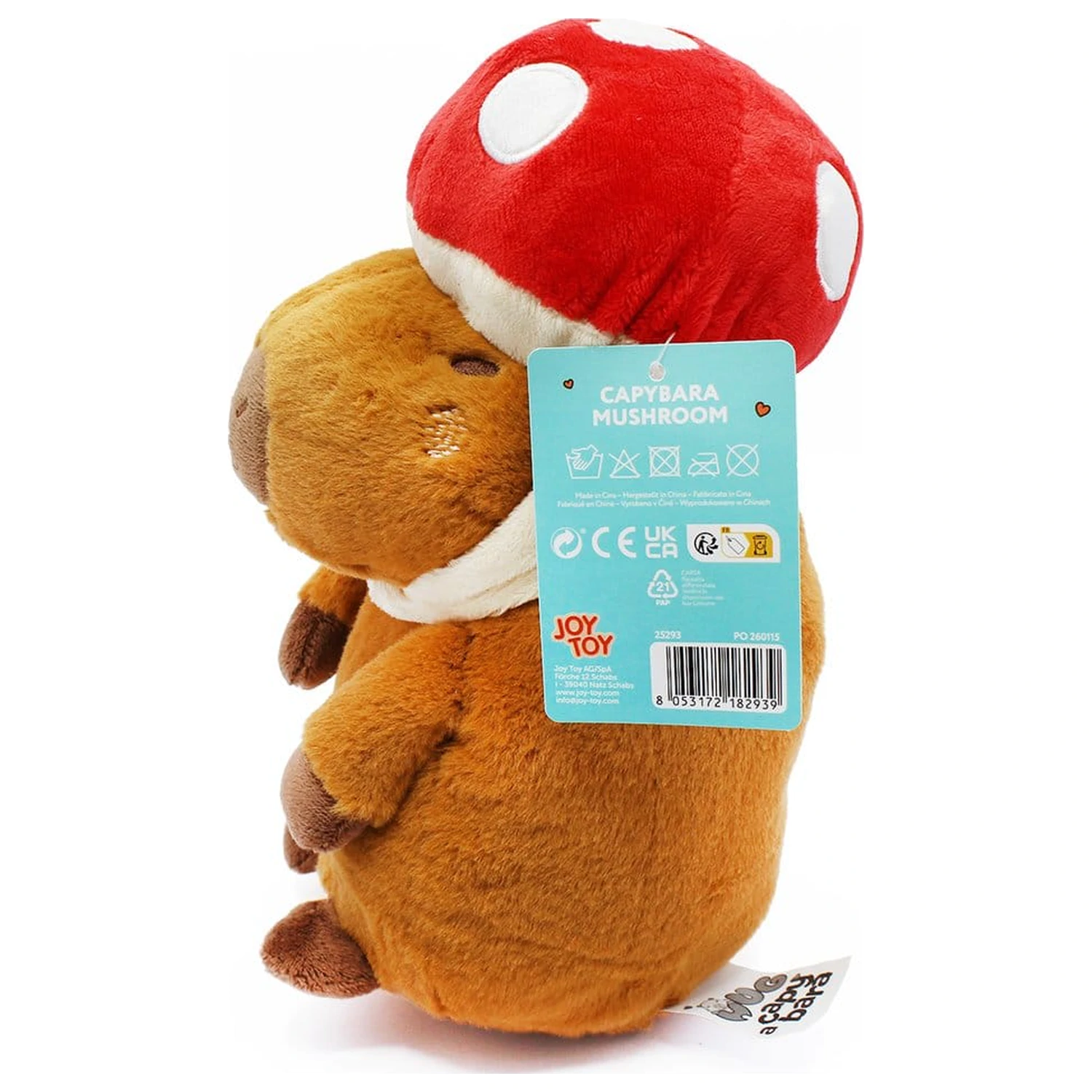 Capybara plišana figura gljiva 23 cm fotografija proizvoda