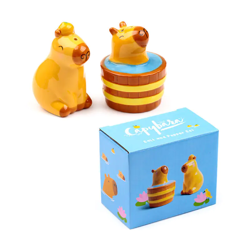 Capybara set posudica za sol i papar fotografija proizvoda